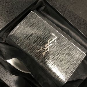 YSL Silver Belt Bag Brand New